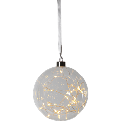 Zeige Details für GLOW Weihnachtskugel 15cm, klar Bild von GLOW Weihnachtskugel 15cm, klar