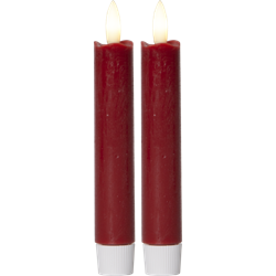 Zeige Details für Flamme Stabkerzen rot 15cm Duo-Pack Bild von Flamme Stabkerzen rot 15cm Duo-Pack