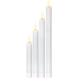 Zeige Details für Flamme Stabkerzen weiss 28.5cm 4er-Pack Bild von Flamme Stabkerzen weiss 28.5cm 4er-Pack