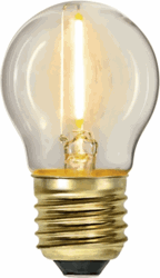 Zeige Details für Kugel LED klar soft glow 240V 0.8=7W/2100K E27 Bild von Kugel LED klar soft glow 240V 0.8=7W/2100K E27