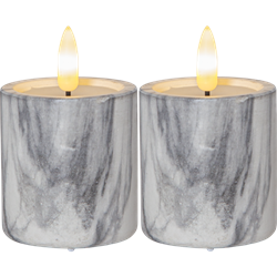 Zeige Details für Flamme Marble 9cm Marmor Duo-Pack Bild von Flamme Marble 9cm Marmor Duo-Pack