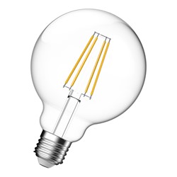 Zeige Details für Globe LED G95 klar 240V 4.5W=40W/2700K E27 Bild von Globe LED G95 klar 240V 4.5W=40W/2700K E27
