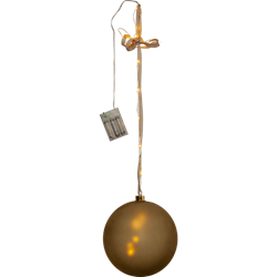 Zeige Details für Glass Bauble Bliss 20cm gold Bild von Glass Bauble Bliss 20cm gold