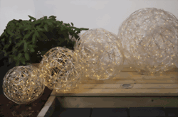 Zeige Details für Trassel (Kugel) chrom 30cm Bild von Trassel (Kugel) chrom 30cm