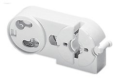 Zeige Details für G13 Lampenfassung mit Startersockel Bild von G13 Lampenfassung mit Startersockel