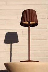 Zeige Details für Justine LED Tischleuchte rostfarbe, IP54 Bild von Justine LED Tischleuchte rostfarbe, IP54