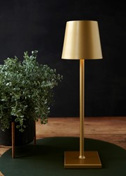 Zeige Details für LED Tischleuchte Charge & Go gold, IP54 Bild von LED Tischleuchte Charge & Go gold, IP54