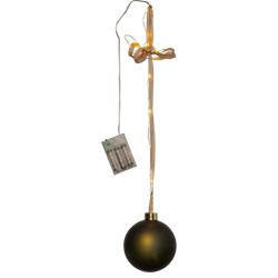 Zeige Details für Glass Bauble Bliss 10cm grün Bild von Glass Bauble Bliss 10cm grün