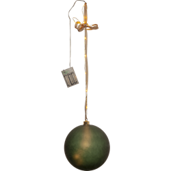 Zeige Details für Glass Bauble Bliss 20cm grün Bild von Glass Bauble Bliss 20cm grün