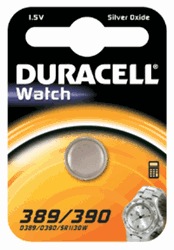 Zeige Details für Duracell Watch 389/390 1,5V Silver Oxyd Bild von Duracell Watch 389/390 1,5V Silver Oxyd