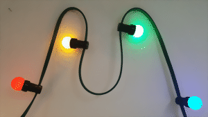 Bild von Illukette grün, 40 Fassungen, inkl. Zier LED