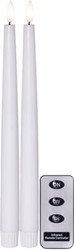 Zeige Details für Flamme Slim Stabkerzen weiss 2.1x28.5 cm 2er-Set Bild von Flamme Slim Stabkerzen weiss 2.1x28.5 cm 2er-Set