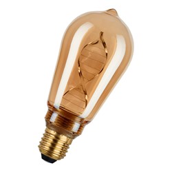 Zeige Details für Spiraled Glow ST64 gold 240V 3.5W/1800K E27 dim Bild von Spiraled Glow ST64 gold 240V 3.5W/1800K E27 dim