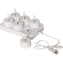 Zeige Details für Teelichter 6er-Pack Flamme Charge Bild von Teelichter 6er-Pack Flamme Charge