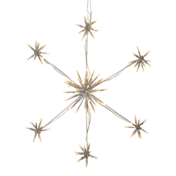 Zeige Details für Silhouette Flower Snowflake Ø50cm Bild von Silhouette Flower Snowflake Ø50cm