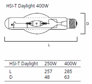 Bild von HSI-T 250W/Daylight E40