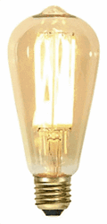 Zeige Details für Vintage Gold ST64 240lm 230V 3.8W 1800K E27 Bild von Vintage Gold ST64 240lm 230V 3.8W 1800K E27