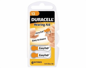 Bild von Duracell Hearing Aid 13 1,4V Zinc Air 6er-Blister