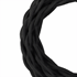 Bild von Textilkabel 3 Meter Twisted schwarz 2x0.75mm2, Bild 1