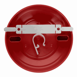 Zeige Details für Deckenrosette Kunststoff rot Bild von Deckenrosette Kunststoff rot