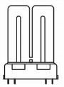 Zeige Details für Dulux F 24W/830 warmweiss Bild von Dulux F 24W/830 warmweiss
