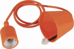 Zeige Details für Leuchtmittelzuleitung orange E27 Bild von Leuchtmittelzuleitung orange E27