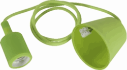 Zeige Details für Leuchtmittelzuleitung grün E27 Bild von Leuchtmittelzuleitung grün E27