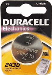 Zeige Details für Duracell Electronics CR2430 3V Lithium Bild von Duracell Electronics CR2430 3V Lithium