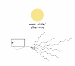 Zeige Details für Dew Drop Bouquet 46 LED, Silberdraht Bild von Dew Drop Bouquet 46 LED, Silberdraht