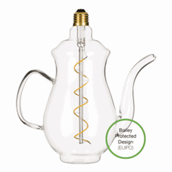 Zeige Details für LED Teapot Chai klar E27 4W 2200K Bild von LED Teapot Chai klar E27 4W 2200K