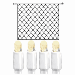 Zeige Details für System LED Netz Extra 3x3m warmweiss, weisses Kabel Bild von System LED Netz Extra 3x3m warmweiss, weisses Kabel