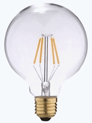 Zeige Details für Soft Glow Globe 80mm 230lm 230V 2.3W 2100K E27 Bild von Soft Glow Globe 80mm 230lm 230V 2.3W 2100K E27