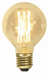 Zeige Details für Vintage Gold Globe 80mm 240lm 230V 3.8W 1800K E27 Bild von Vintage Gold Globe 80mm 240lm 230V 3.8W 1800K E27