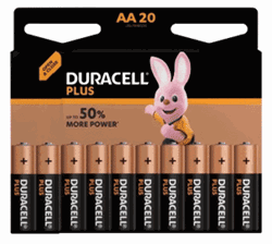 Zeige Details für Duracell plus LR6 MN1500 AA 1,5V 20-er Blister Bild von Duracell plus LR6 MN1500 AA 1,5V 20-er Blister