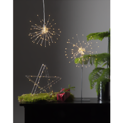 Zeige Details für Firework zum Aufhängen silber 50cm Bild von Firework zum Aufhängen silber 50cm