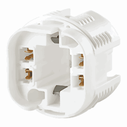 Zeige Details für Fassung G24q-2 für Kompaktlampen 4-pin Bild von Fassung G24q-2 für Kompaktlampen 4-pin