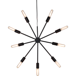 Zeige Details für Pendelleuchte Pix  (9x)E14 schwarz Bild von Pendelleuchte Pix  (9x)E14 schwarz
