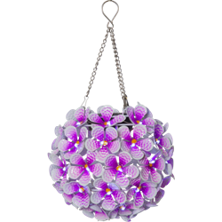 Zeige Details für Solar Hängeleuchte Hortensia violet Bild von Solar Hängeleuchte Hortensia violet