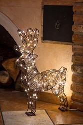 Zeige Details für 3D Rentier stehend 140 LED Bild von 3D Rentier stehend 140 LED