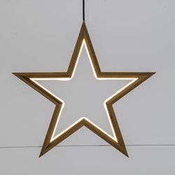 Zeige Details für Holzstern für Indoor 35cm Bild von Holzstern für Indoor 35cm