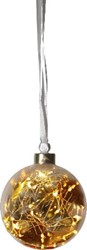 Zeige Details für GLOW Weihnachtskugel 10cm, klar gold Bild von GLOW Weihnachtskugel 10cm, klar gold