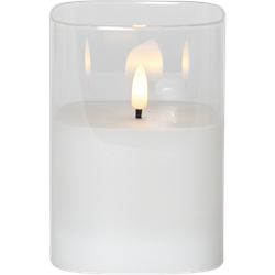Zeige Details für Flamme Wax LED in Glass, weiss/Transparent Bild von Flamme Wax LED in Glass, weiss/Transparent