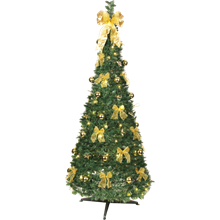 Zeige Details für Pop-Up Tree gold, 185cm Indoor Bild von Pop-Up Tree gold, 185cm Indoor