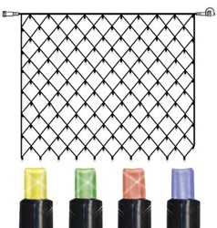 Zeige Details für System 24 Netz 2x2 Meter Extra, Multicolor, schwarzes Kabel Bild von System 24 Netz 2x2 Meter Extra, Multicolor, schwarzes Kabel