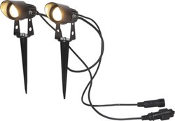 Zeige Details für System 24 Duo-Spot Extra, schwarzes Kabel Bild von System 24 Duo-Spot Extra, schwarzes Kabel