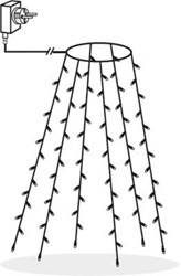 Zeige Details für System 24 Baumkette 28x180cm Extra, schwarzes Kabel Bild von System 24 Baumkette 28x180cm Extra, schwarzes Kabel