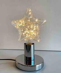 Zeige Details für Dew Drop Star Tischleuchte silber Bild von Dew Drop Star Tischleuchte silber