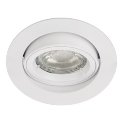 Zeige Details für Einbauring schwenkbar weiss matt EinbauØ 80mm Bild von Einbauring schwenkbar weiss matt EinbauØ 80mm