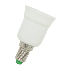 Zeige Details für Adapter/Lampenfassung E14 auf E27 Bild von Adapter/Lampenfassung E14 auf E27
