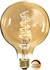 Bild von Gold amber Spiral Globe 125mm 230V 3.5W 2100K E27, Bild 1